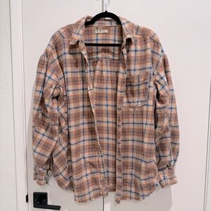 Free People Plaid Shirt